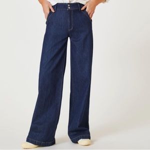 PAIGE Harper High-Rise Wide-Leg Jeans